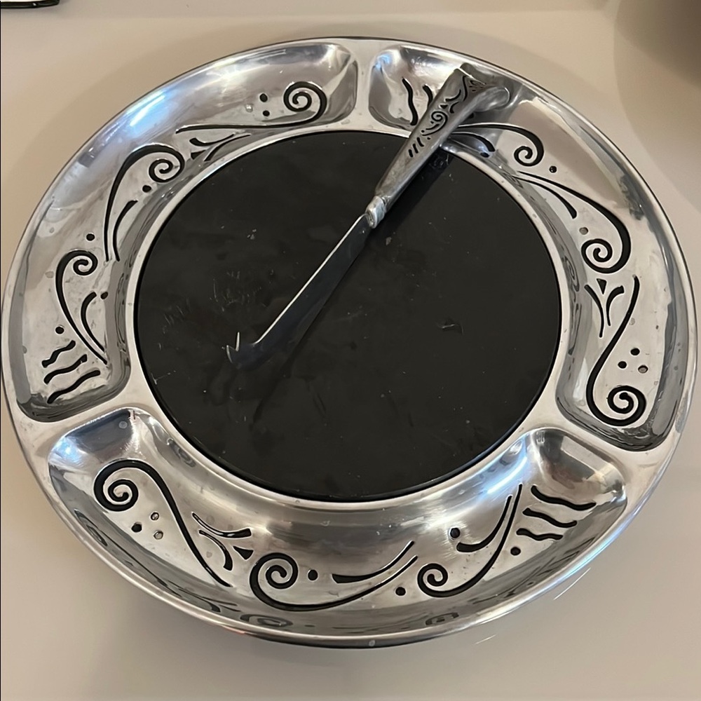 Lenox cheeseboard w/knife